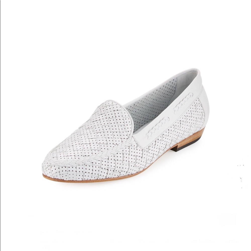 Sesto Meucci White Flats Sz 7